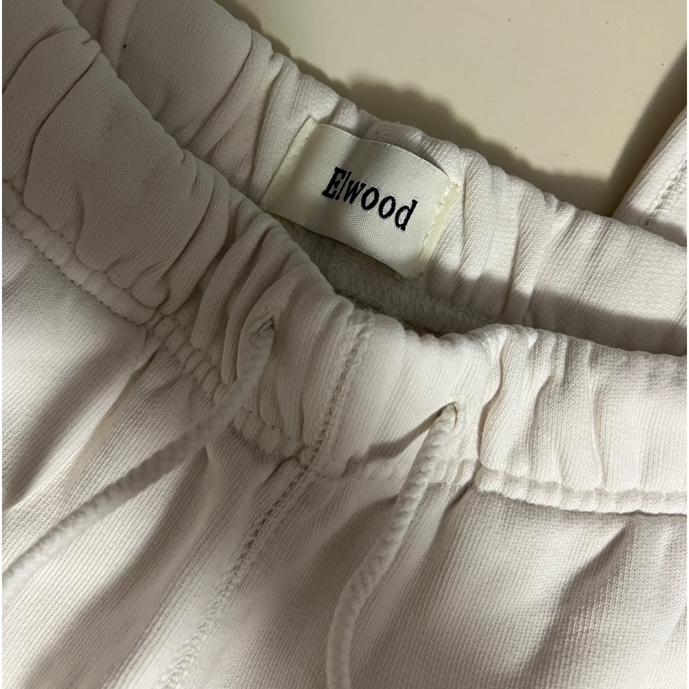 Unisex size small Elwood White sweatpants